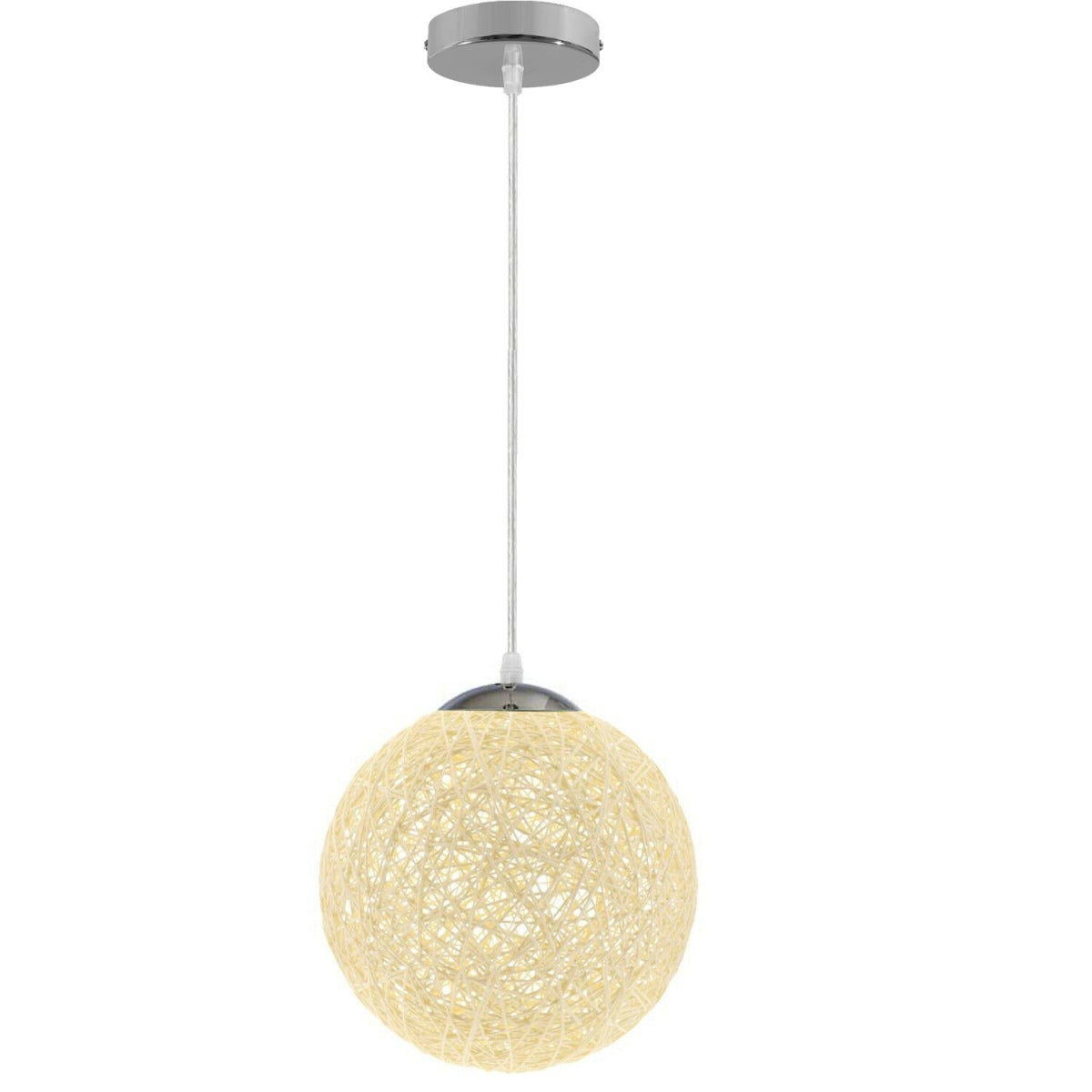 Modern Wicker Rattan Lampshade Ceiling Pendant Lamp Hanging Decoration Lamp~1882