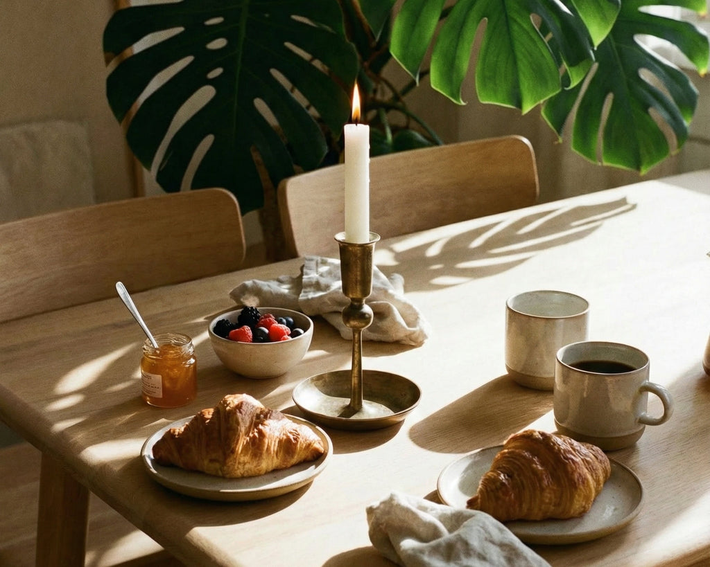 Noa Rustic Gold Candle Holder-3