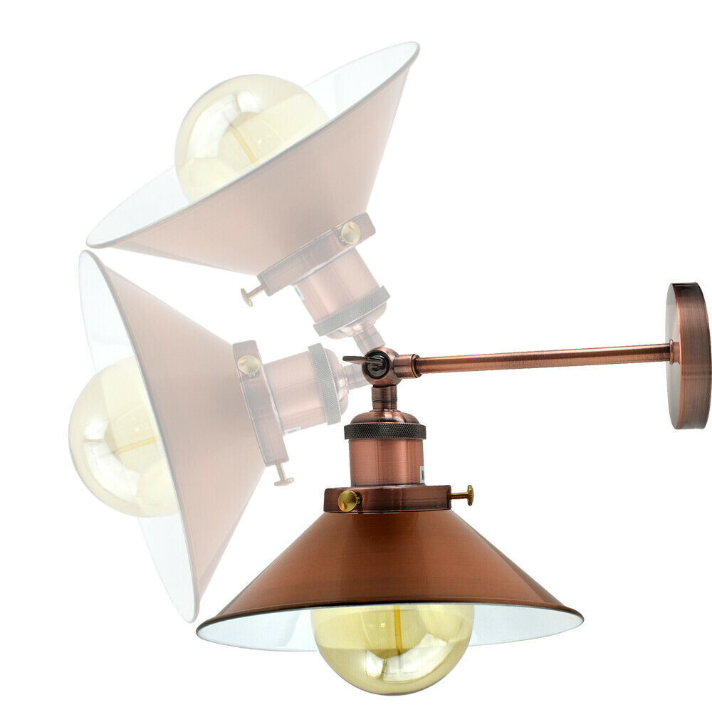 Industrial Wall Lights Fittings Adjustable Wall Lamps for Rooms ~2552-4