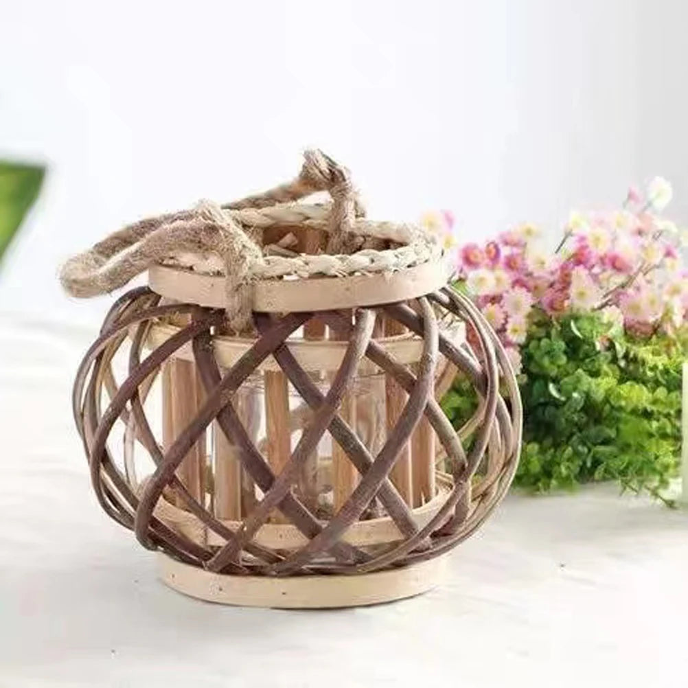 EmberRattanWood — Candle Holder