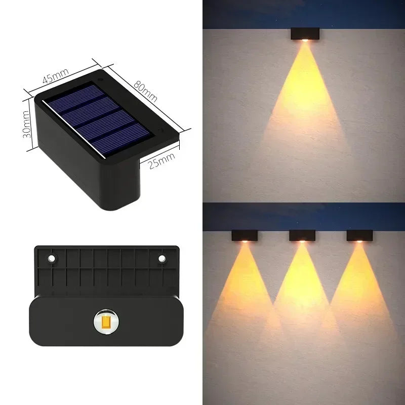 AuraSolarArc — Wall Light 4-Pack