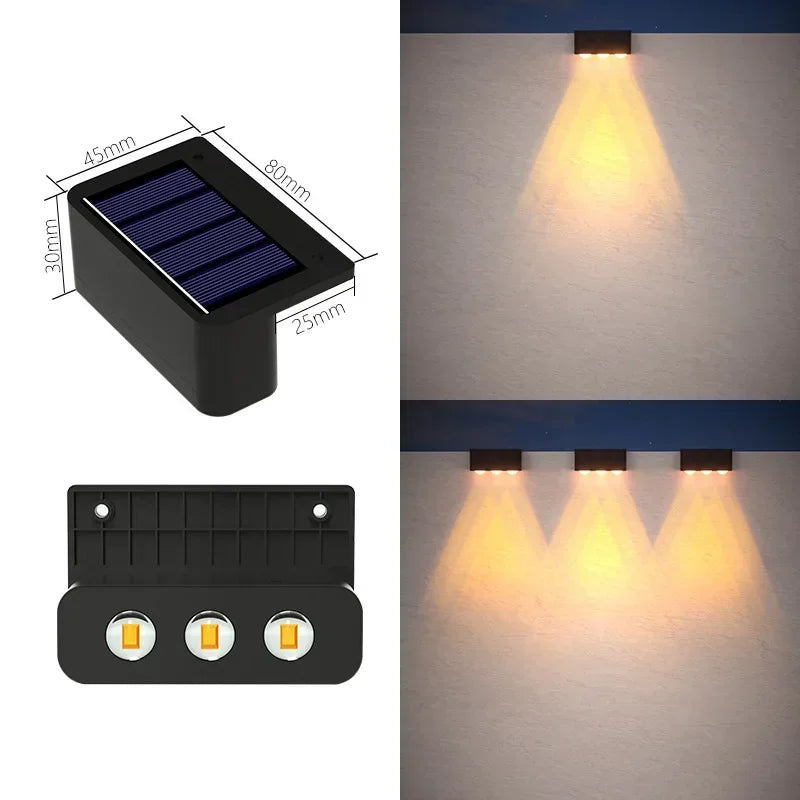 AuraSolarArc — Wall Light 4-Pack