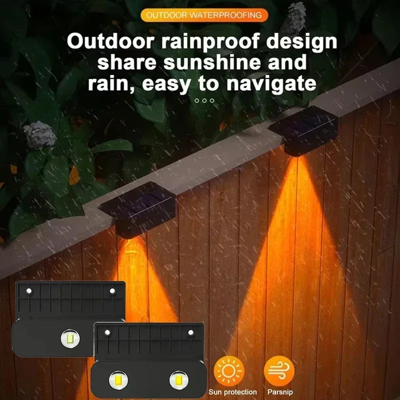 AuraSolarArc — Wall Light 4-Pack