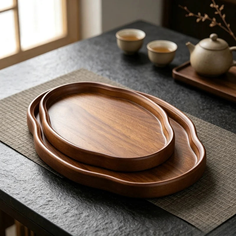NovaWoodHalo — Decorative Tray