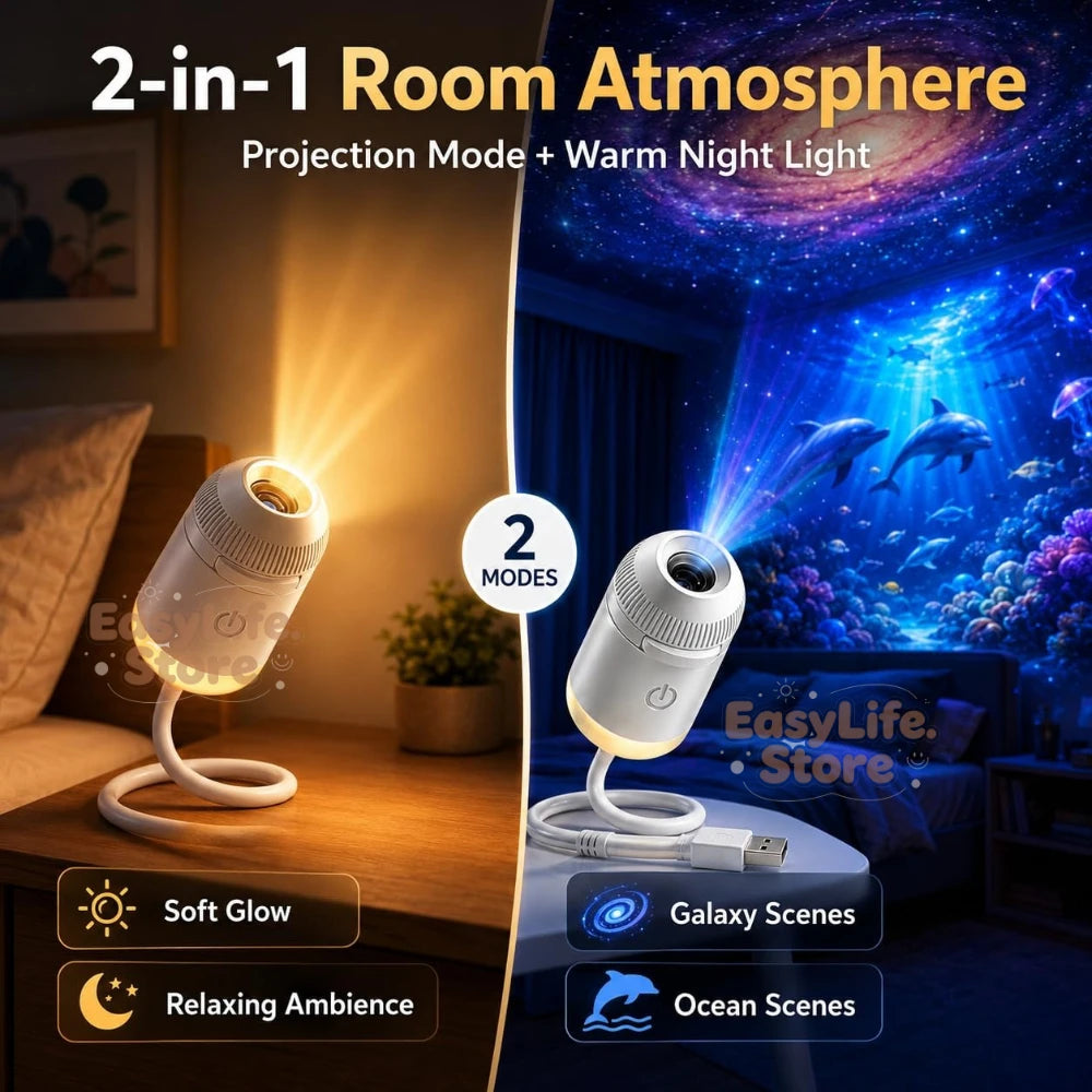 OrbitMaris — Galaxy & Ocean Projector