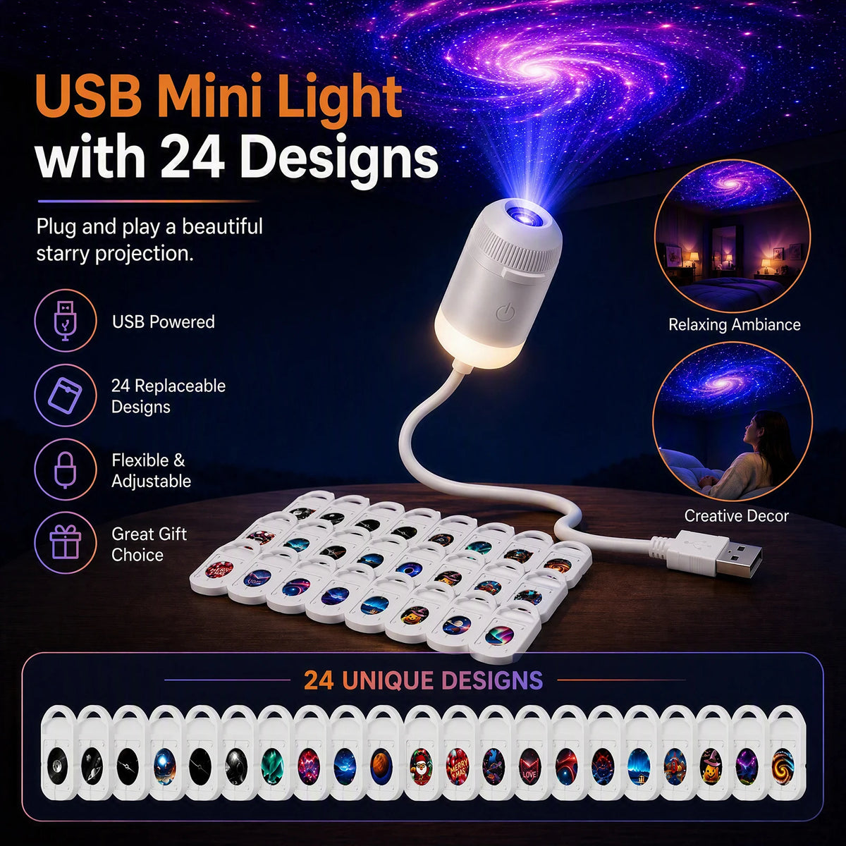 OrbitAtlas — Galaxy Projector