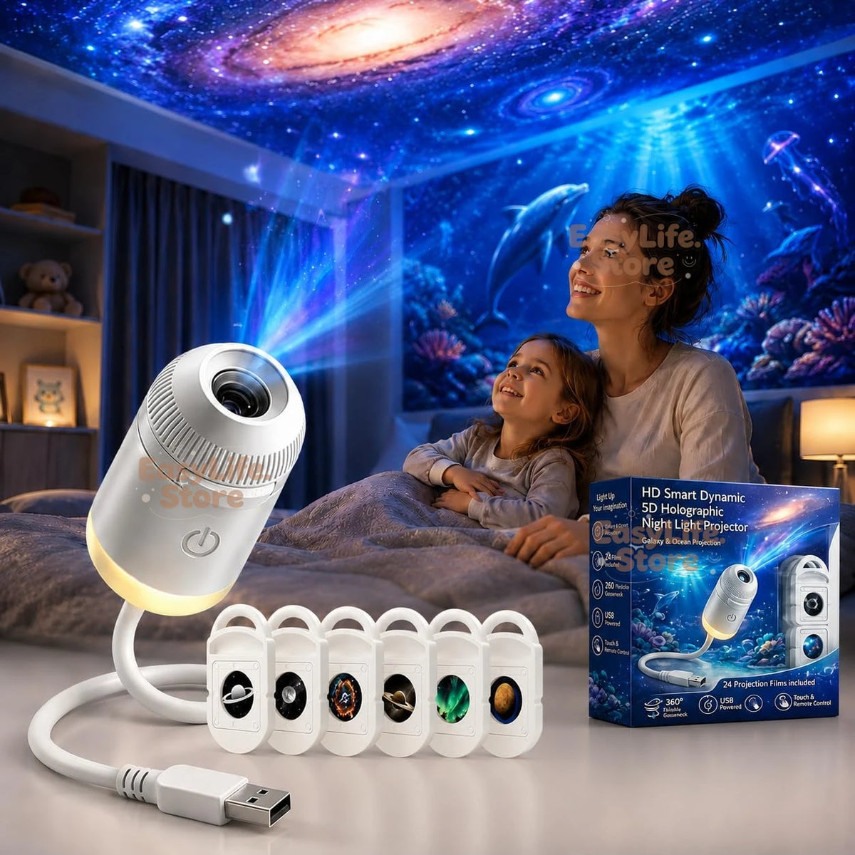 OrbitMaris — Galaxy & Ocean Projector