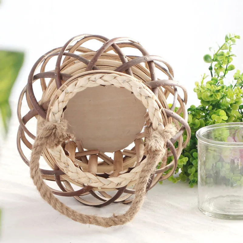 EmberRattanWood — Candle Holder