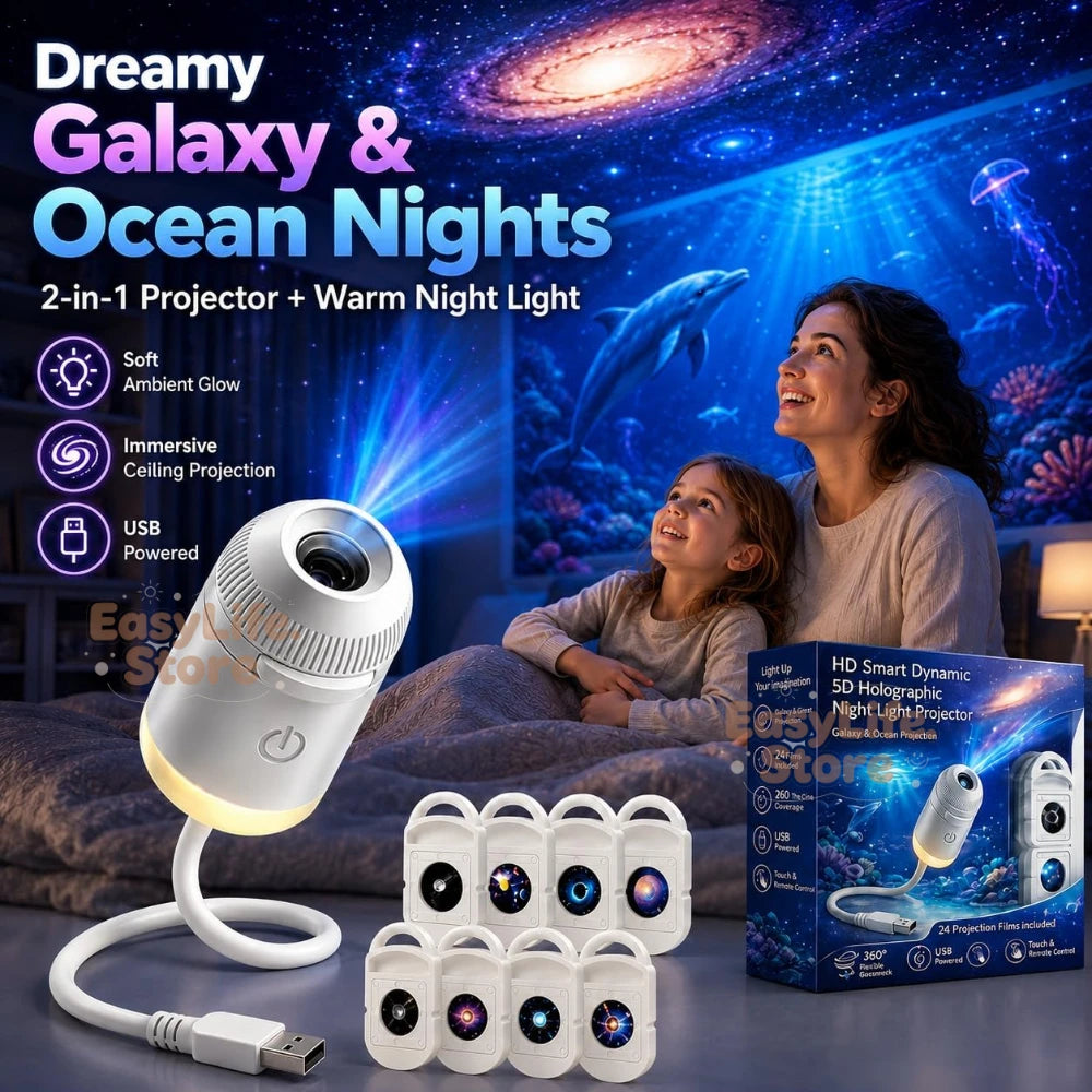 OrbitMaris — Galaxy & Ocean Projector