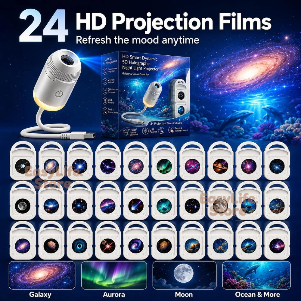 OrbitMaris — Galaxy & Ocean Projector