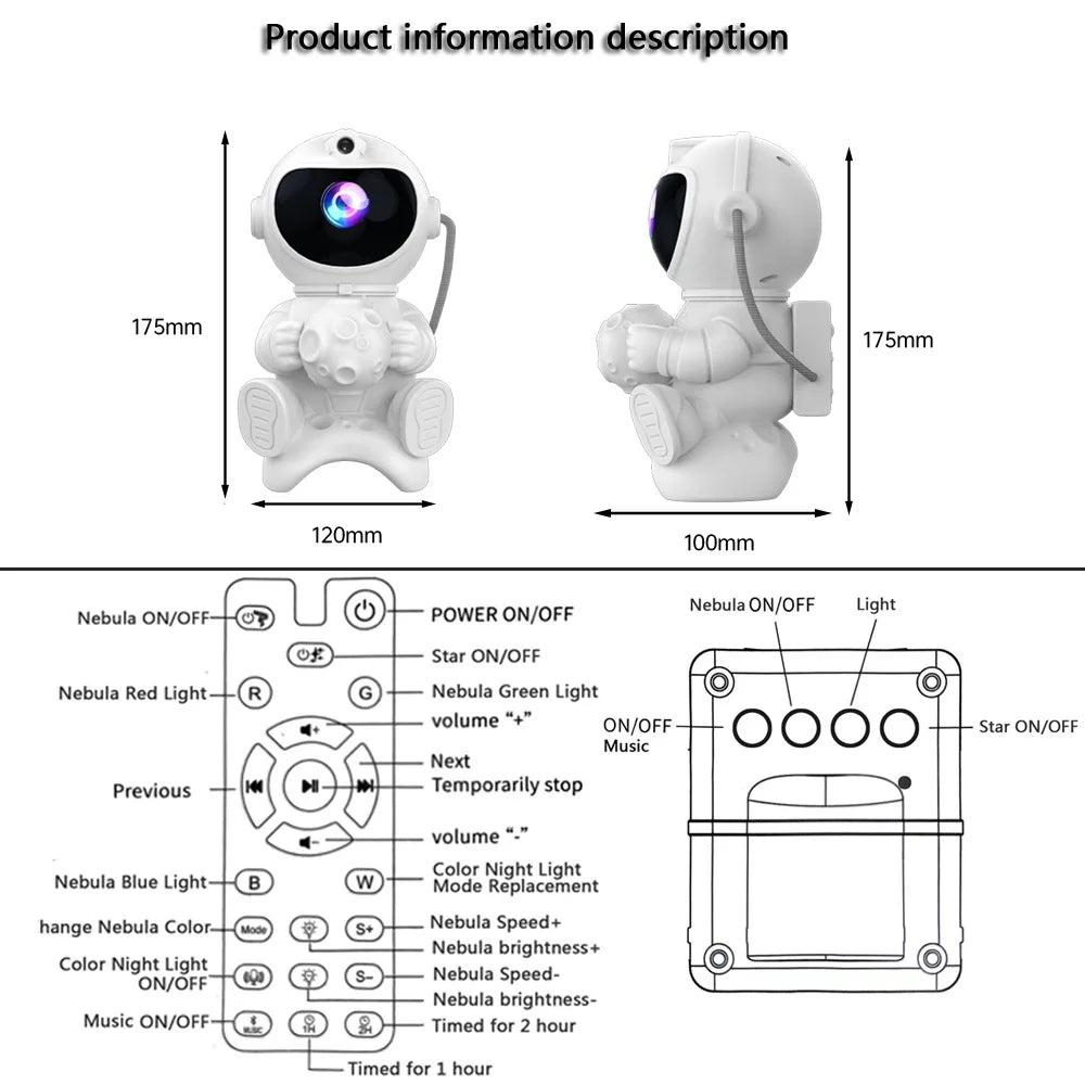 OrbitVoyager — Astronaut Projector