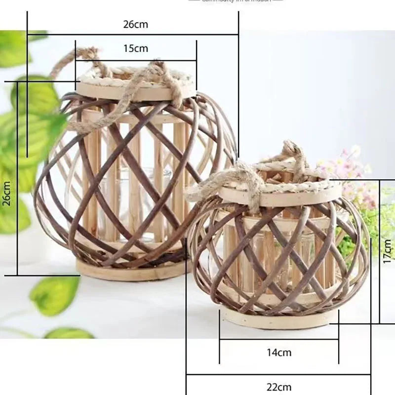 EmberRattanWood — Candle Holder