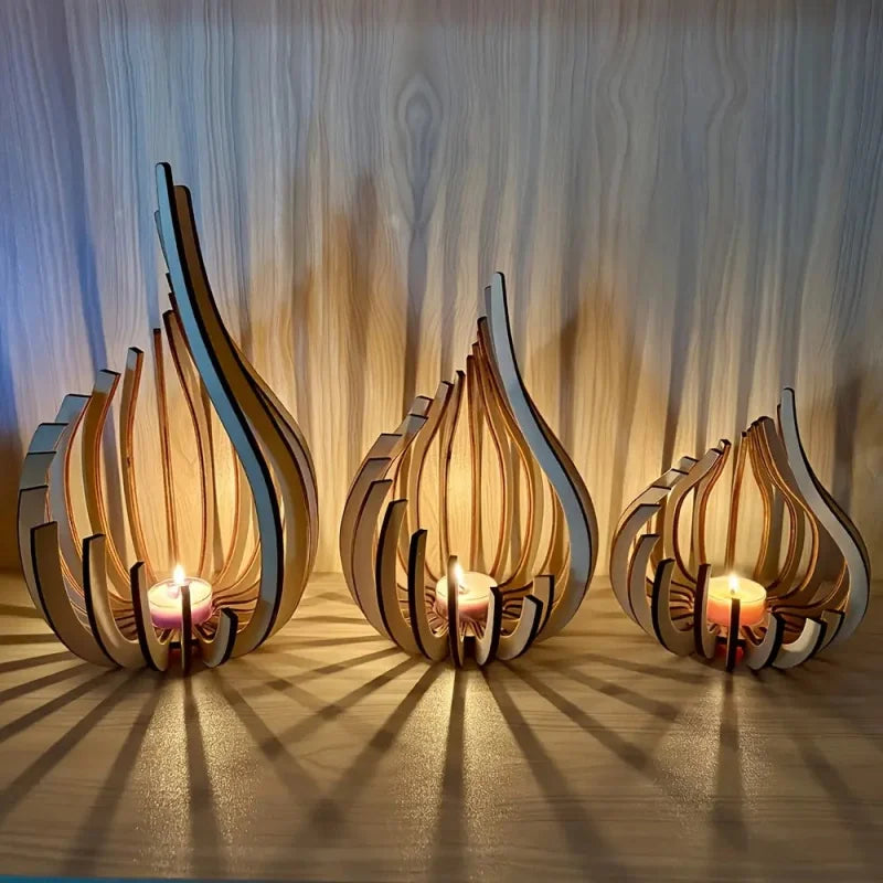 EmberWoodArc — Candle Holder