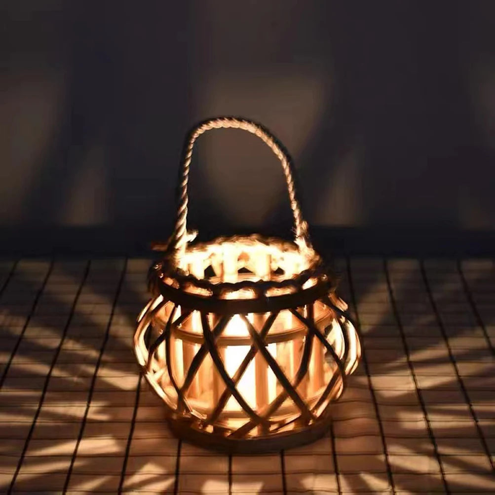 EmberRattanWood — Candle Holder