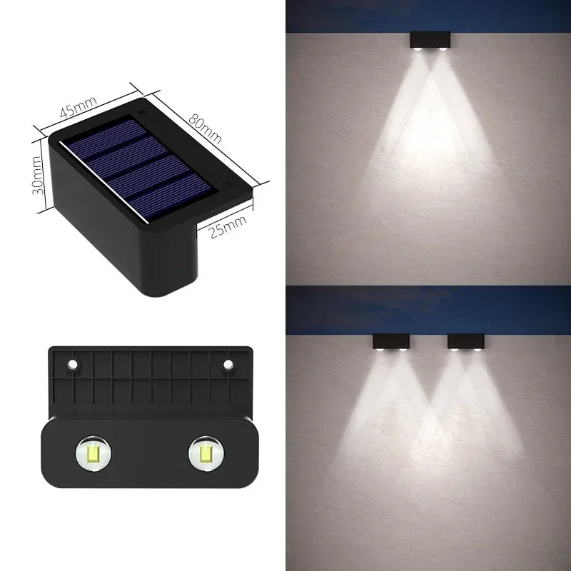 AuraSolarArc — Wall Light 4-Pack