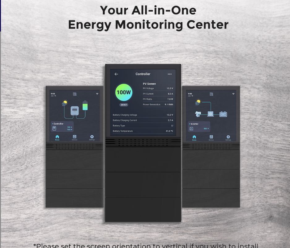 Renogy ONE M1 All-in-One Smart Panel for Off-Grid Energy Monitoring & Smart Home Control