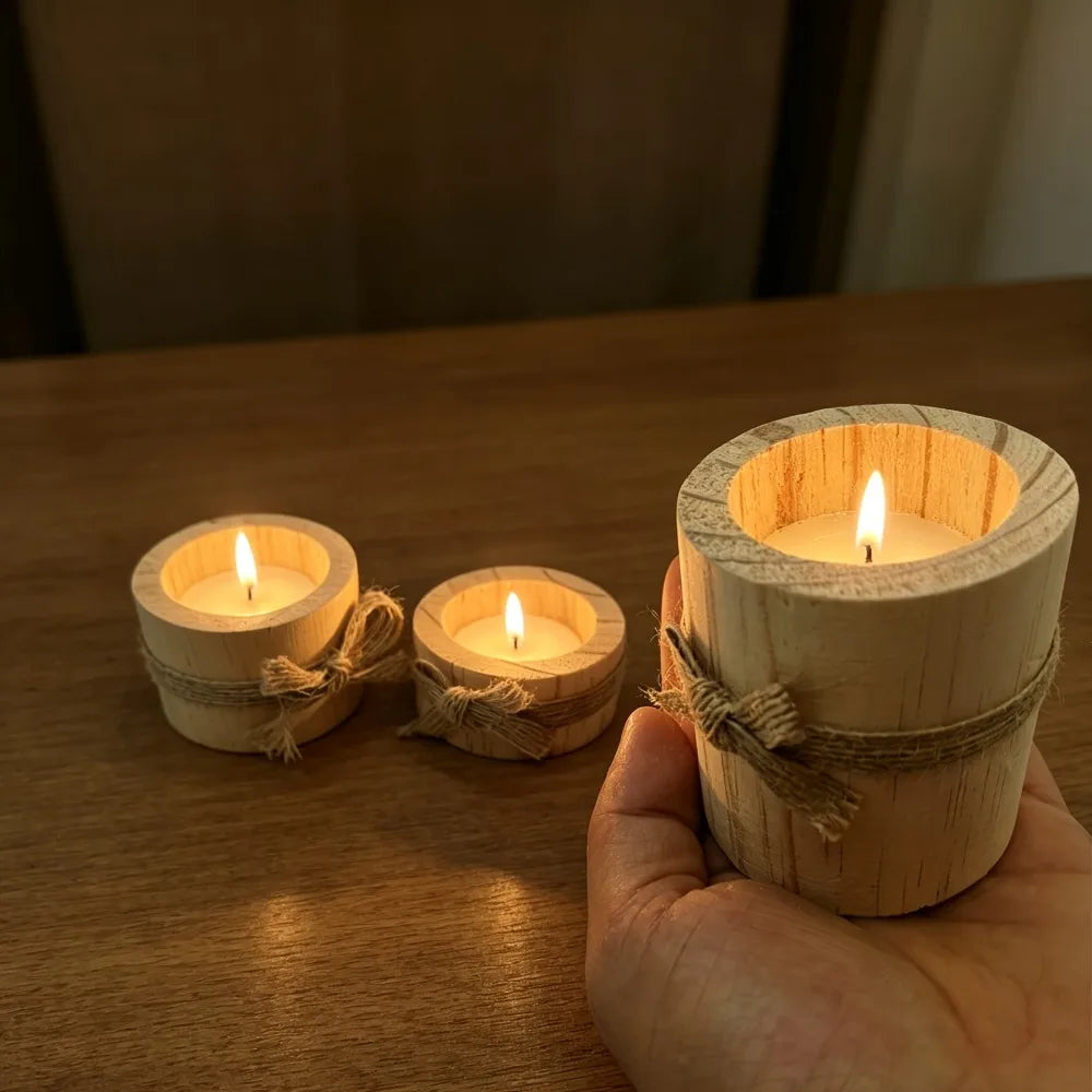 EmberWoodHalo — Candle Holder