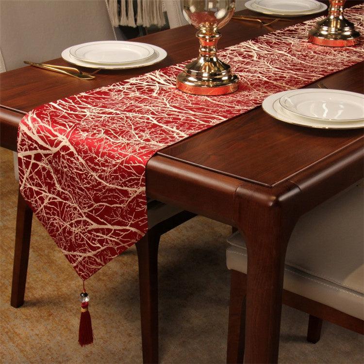 Multiple Design Party Christmas Wedding Jacquard/Polyester Table Runner-5
