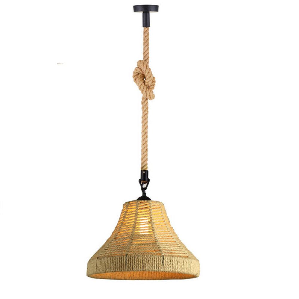 Industrial Hemp Metal Ceiling Lamp Edison E27 Loft Retro Style~2713-2