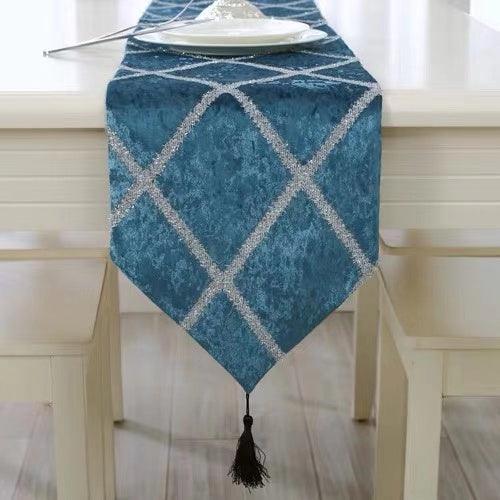 Multiple Design Party Christmas Wedding Velvet Table Runner-4