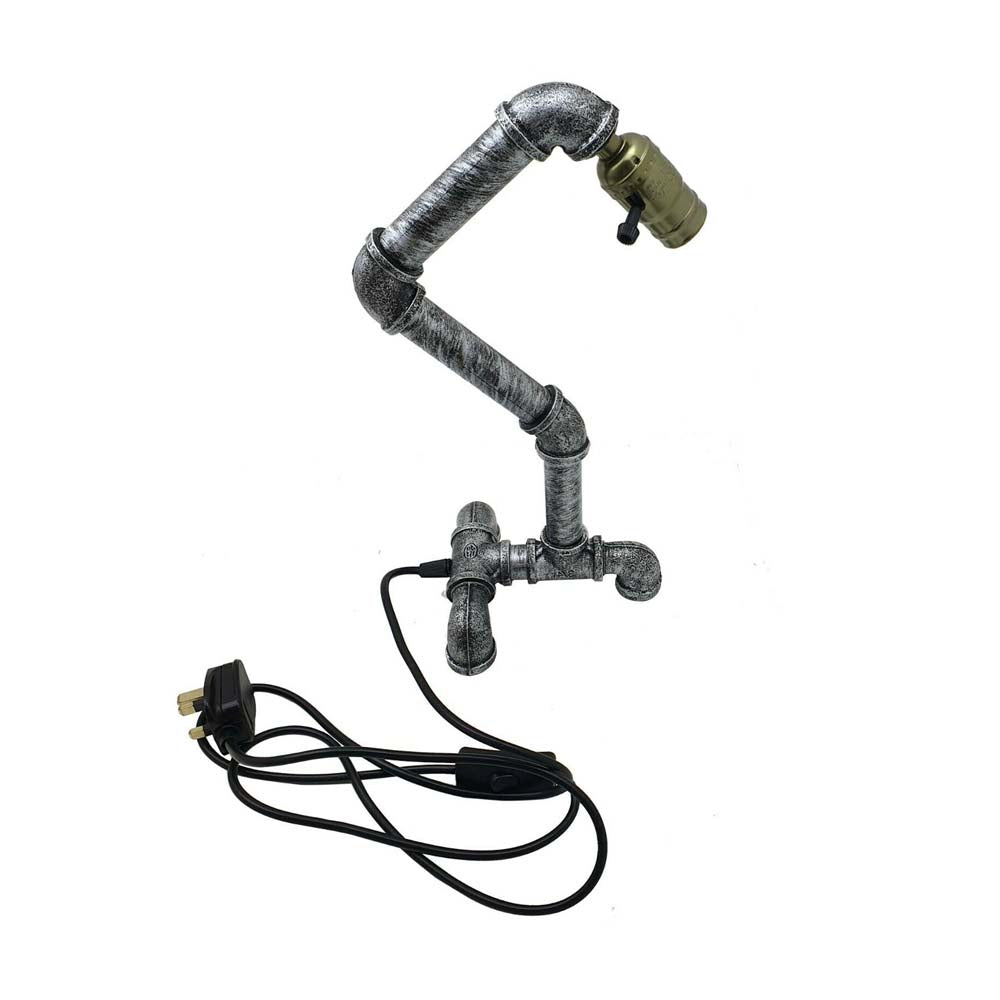 Industrial Steampunk Water Pipe Table Lamp E27~2836