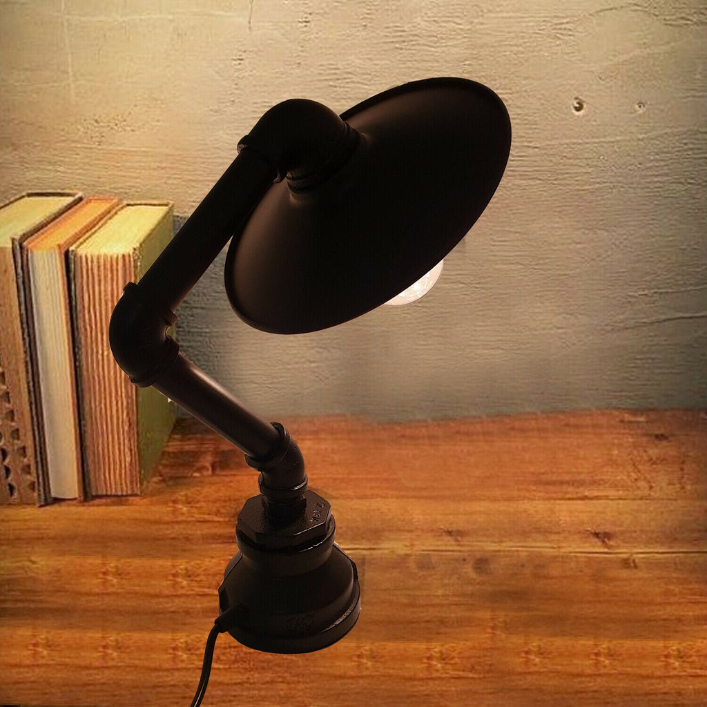 Vintage Retro Industrial Steampunk Desk Lamp-E27~2261-1