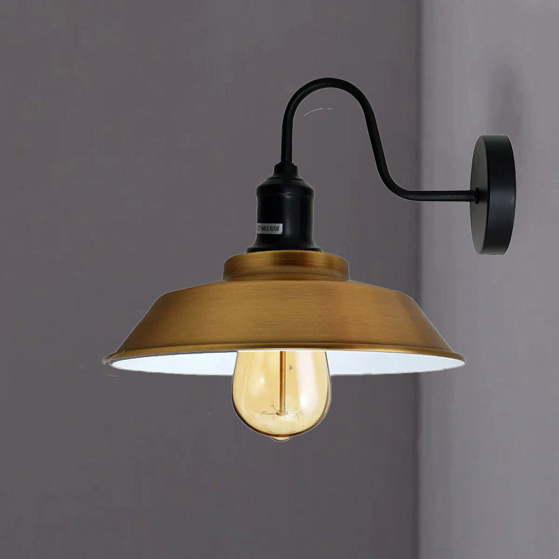 Metal Wall Lights Shade Indoor Retro Wall Sconce Lighting Wall Lamp~1979-0