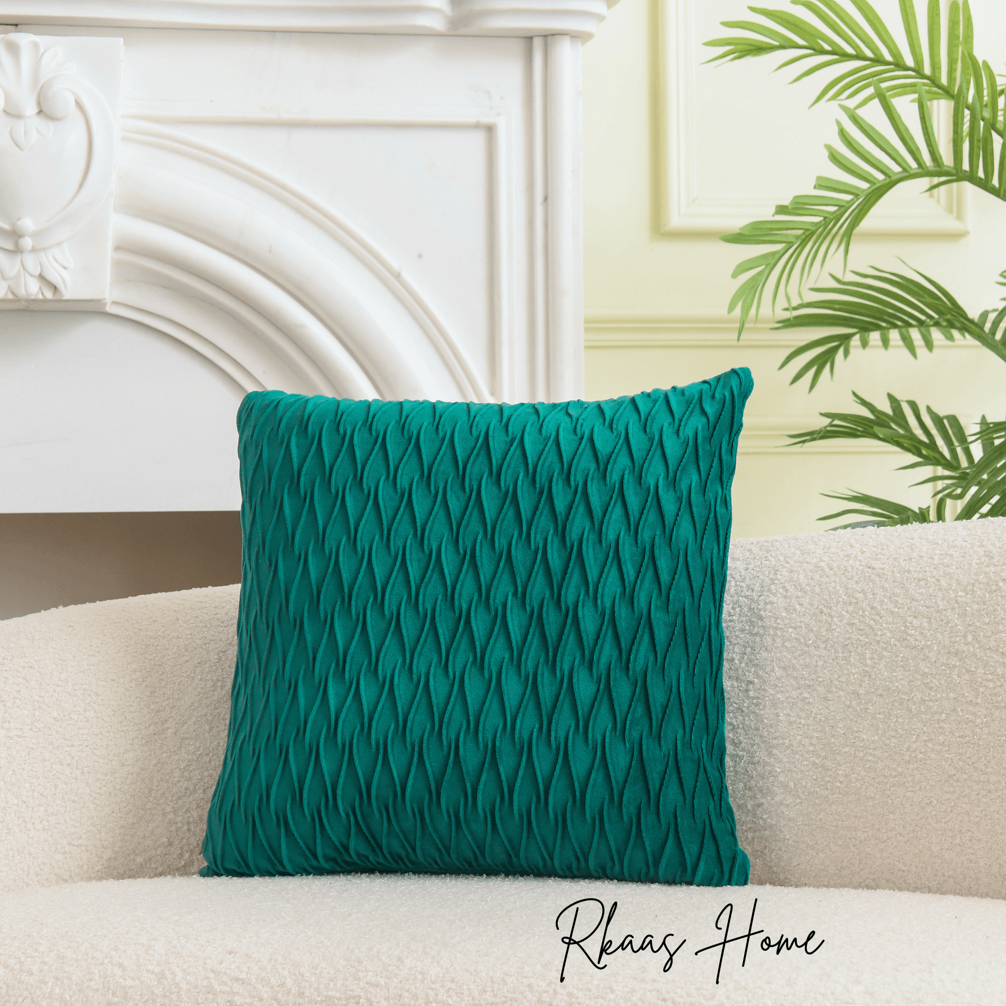 Scissors Pattern Velvet Cushion Covers ( 45X45CM, 50CMx50CM and 55x55CM)-4
