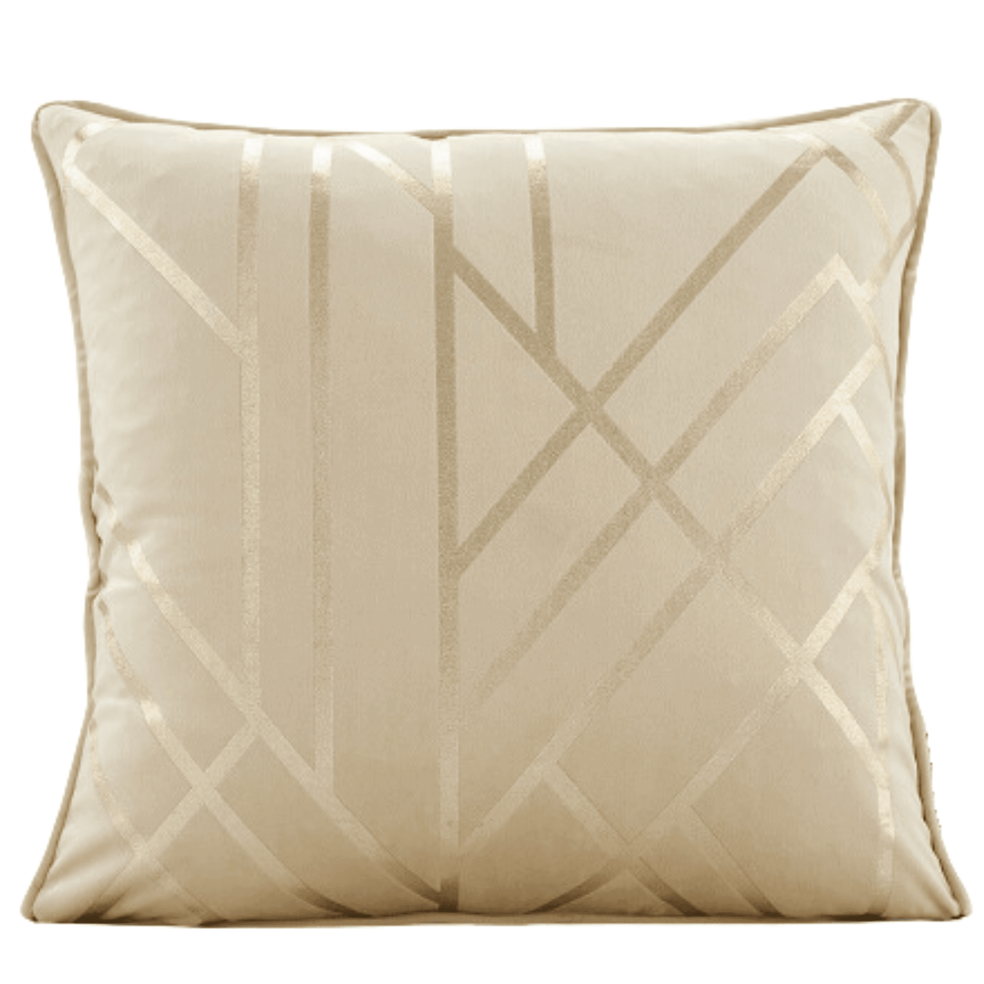 Velvet Cushion Cover with Gold Stamping - Design 2-0