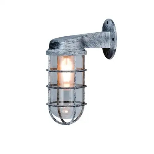 Vintage Industrial Bulkhead Retro Cage| Wall Light E27 Fitting ~5988-4