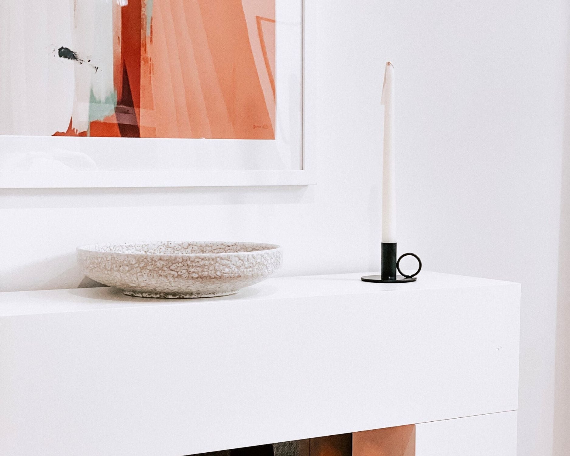 Mayfair Black Iron Candle Holder – Matte Metal Single Candlestick-2