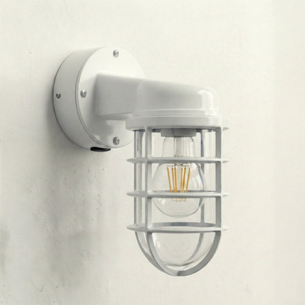 Exposed Nautical Conduit Wall Light E27 Metal ~6548-7