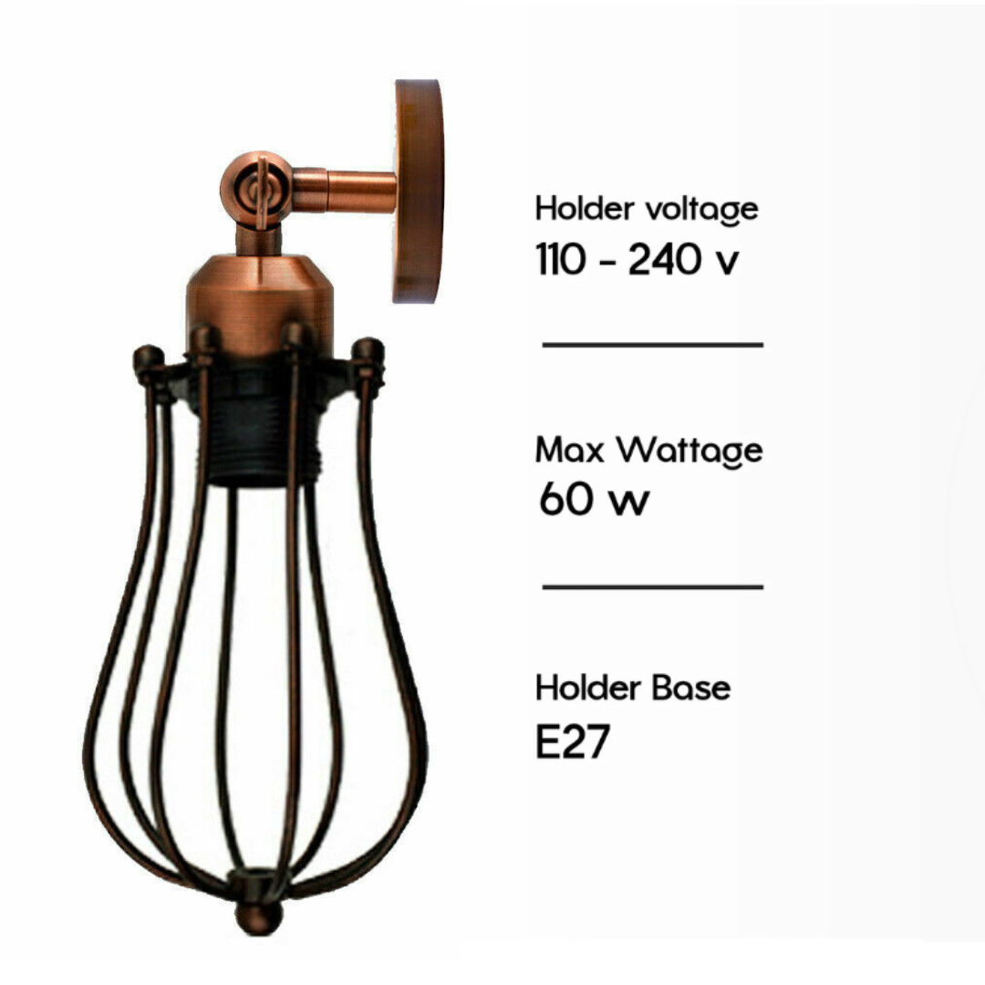 Vintage Industrial Sconce Lamps Modern Retro Wall Mounted Lights Lamp Fixture~2141-1