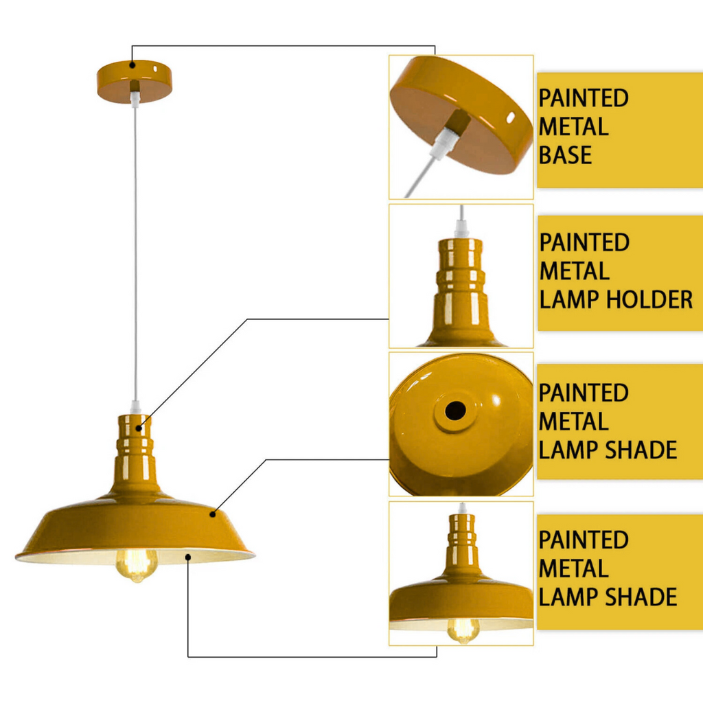 Retro Adjustable Hanging Yellow pendant light_E27~4002-3