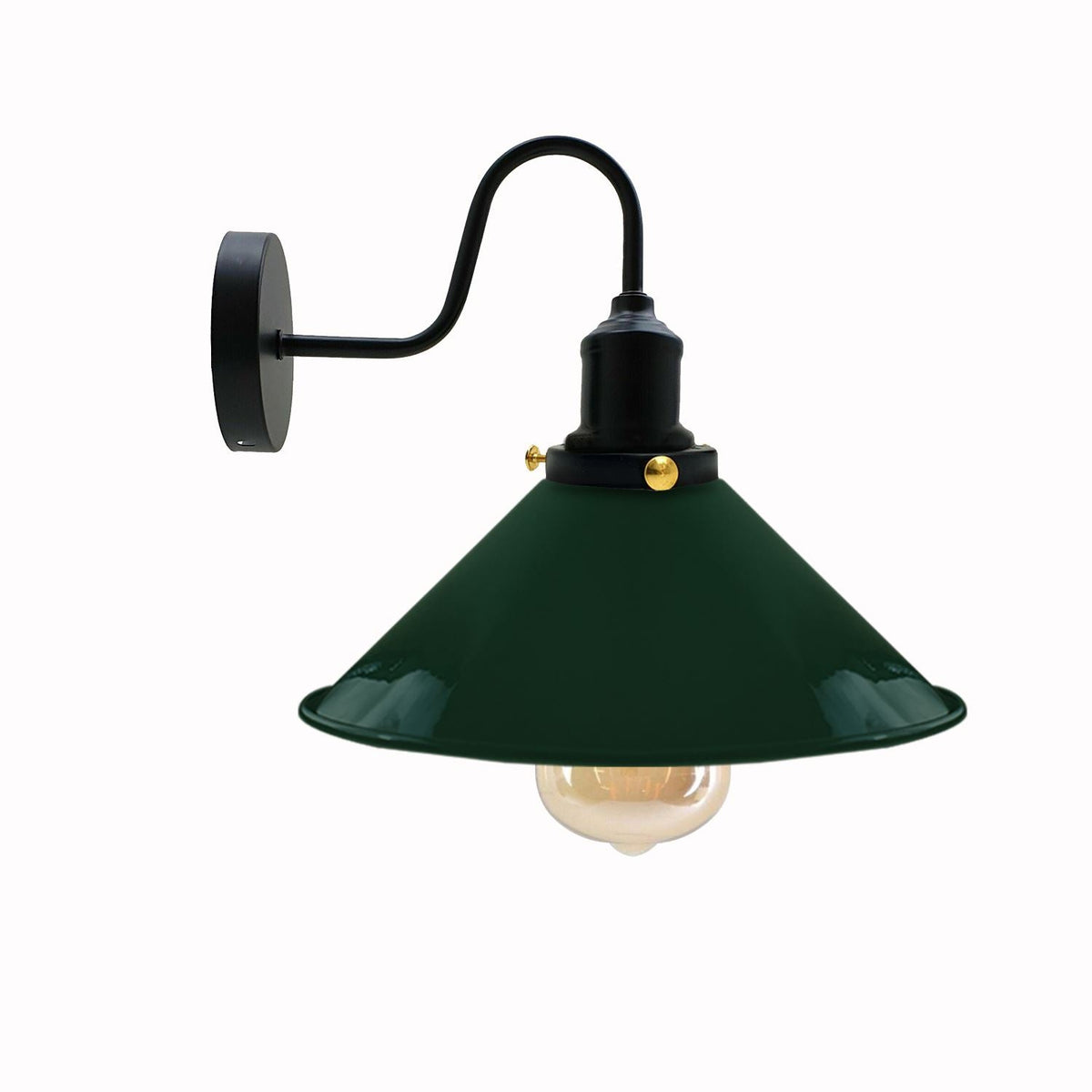 Industrial Wall Lights Indoor Swan Neck Indoor Sconce Meta  ~3391-9