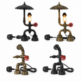 Steampunk Industrial Pipe Table Lamp E27 Metal Vintage Desk Light ~6556-0