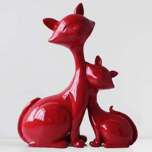 LuckyCat Nova — Nordic Minimalist Lucky Cat Figurine