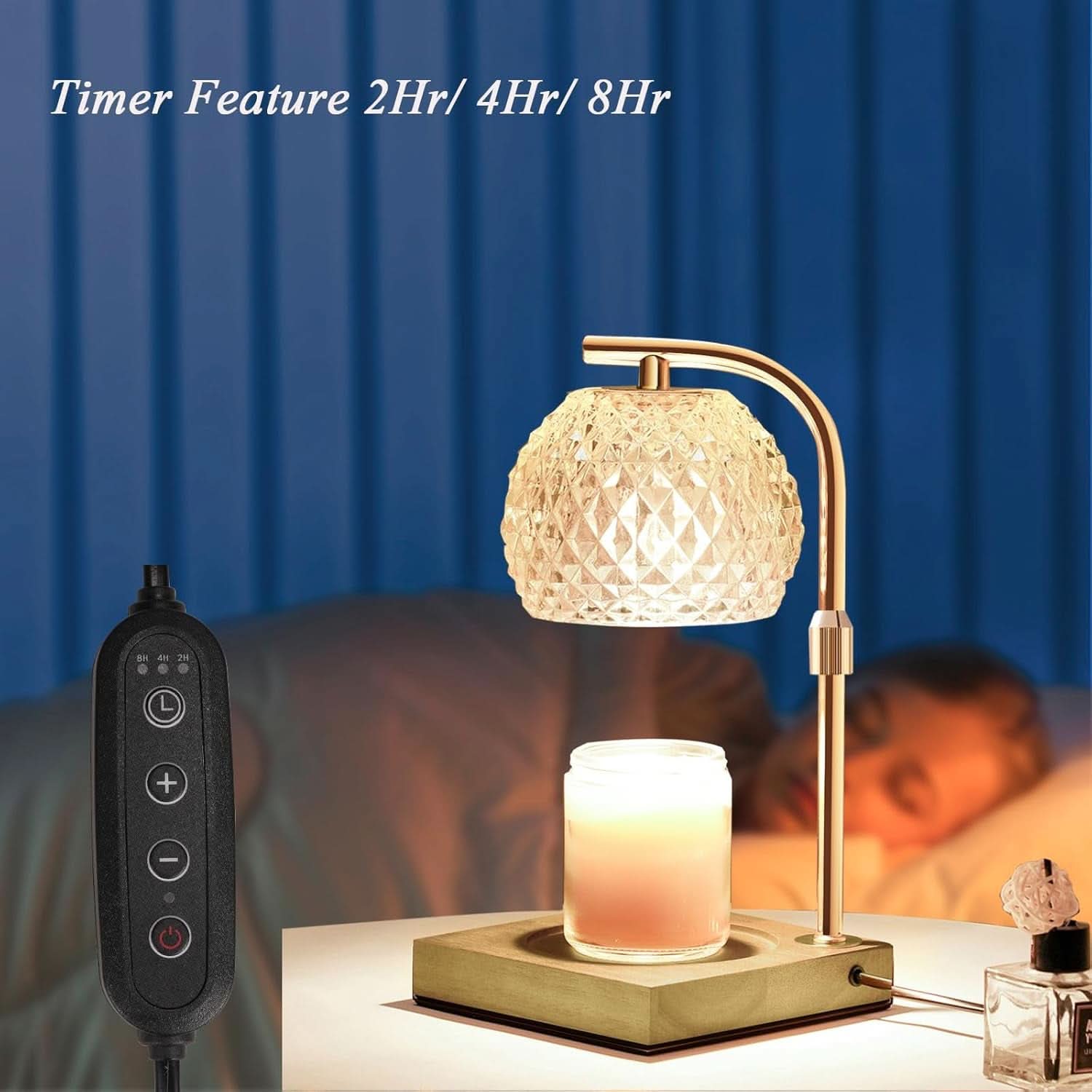 Candle Warmer Lamp With Timer Dimmable Functionality-4