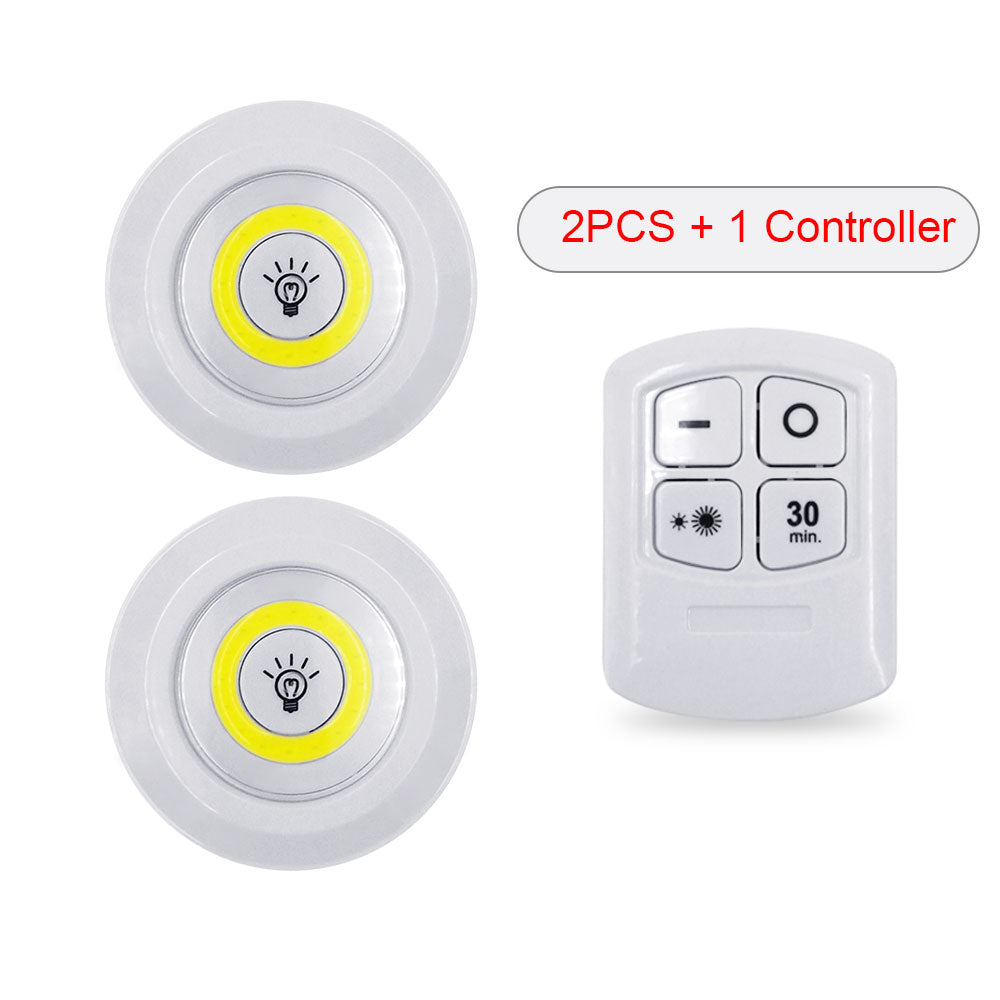 Wireless Remote Control COB Touch Lamp with Warm Light