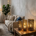 4 Type Shade Set Brushed Brass Lampshade Metal Cage Lamp Shade~1020-0