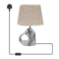 Heart Shaped Ceramic Bedside Table Lamp E27-3 Shade Colors~5165-5