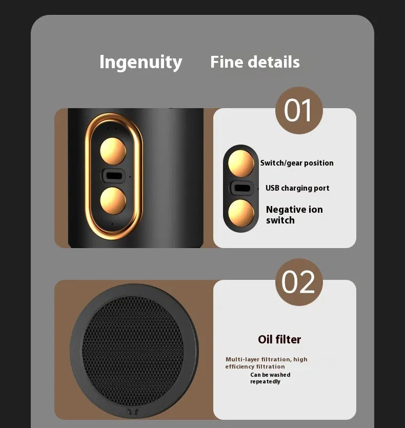 PureDesk — Portable Desktop Air Purifier