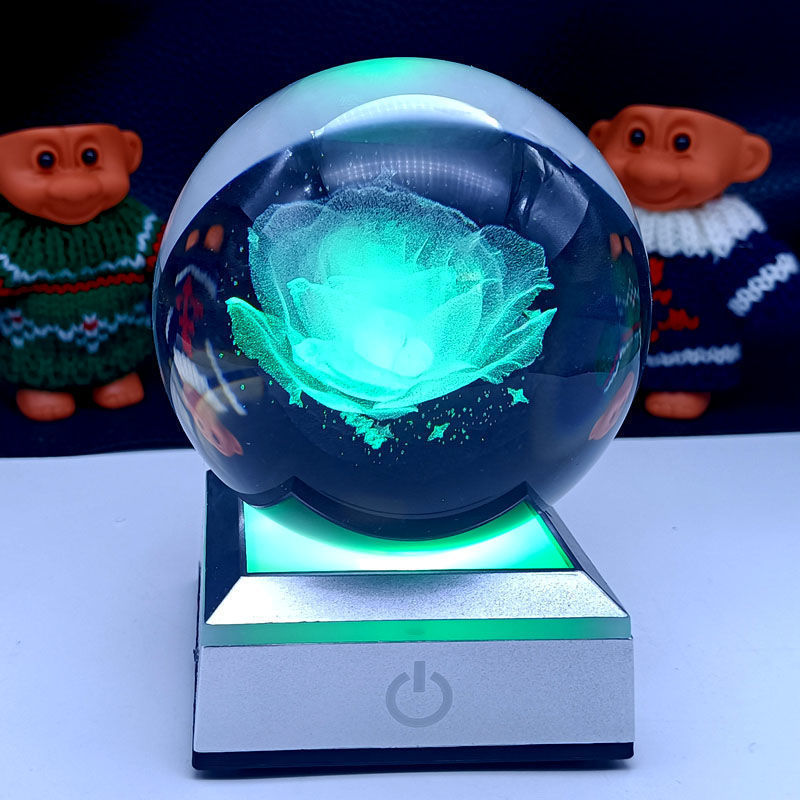 CrystalOrb — Luminous Crystal Ball Night Light