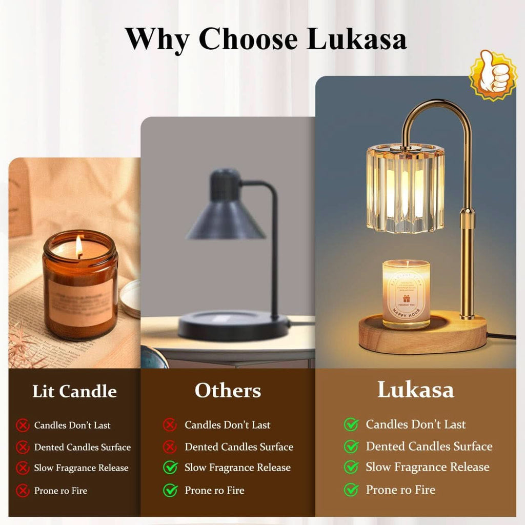 Candle Warmer Lamp With Extended Adjustable Height-4