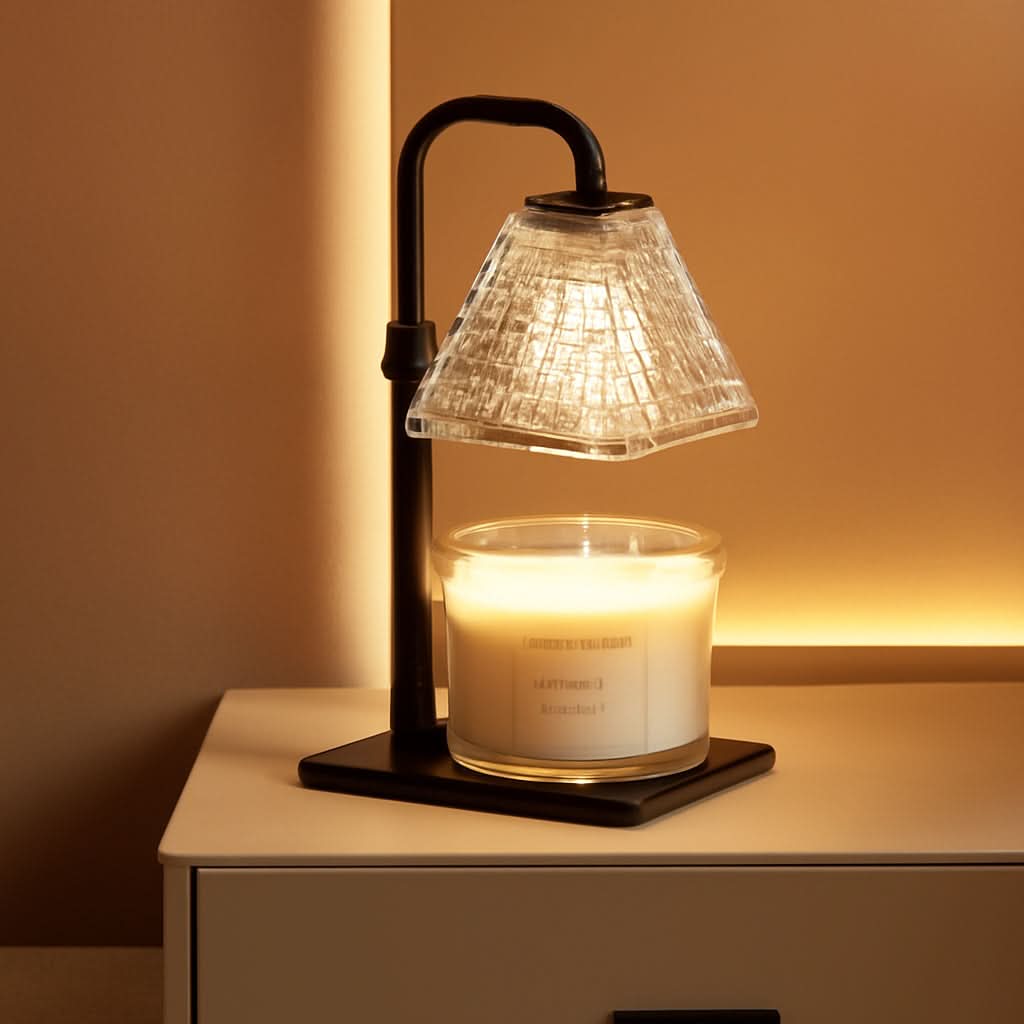 Candle Warmer Lamp Black With Programmable Dimming-0