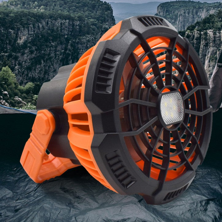 CampBreeze — Portable Fan with Light & Remote