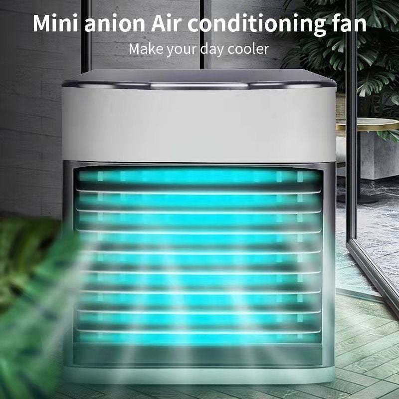 PulseBreeze — USB Mini Air Cooler Desktop Fan