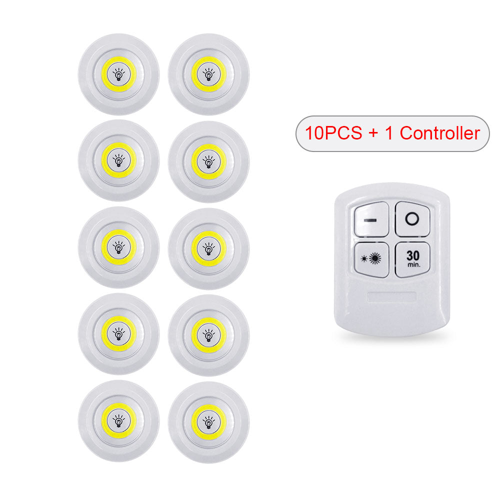 Wireless Remote Control COB Touch Lamp with Warm Light