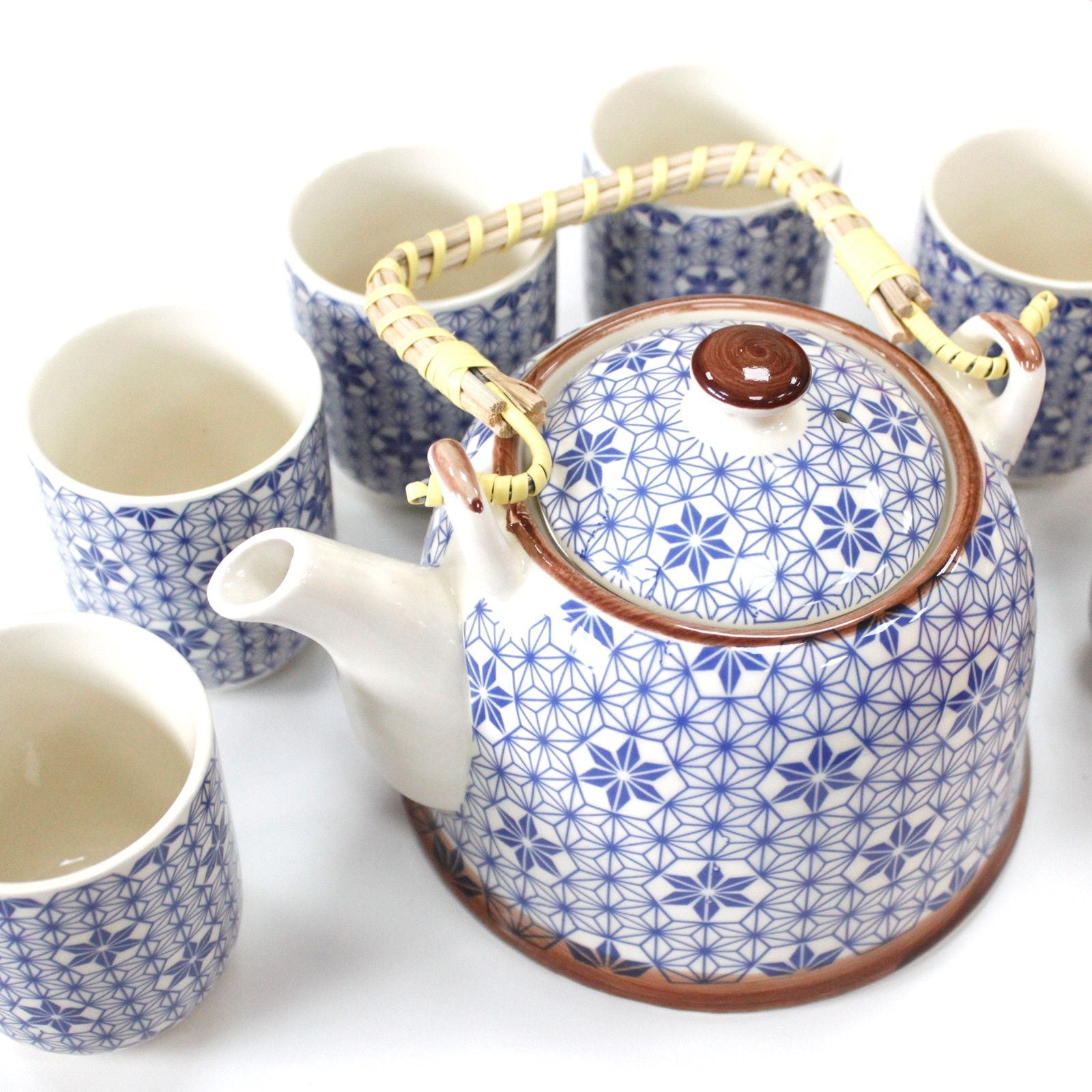 Herbal Teapot Set - Blue Star-0