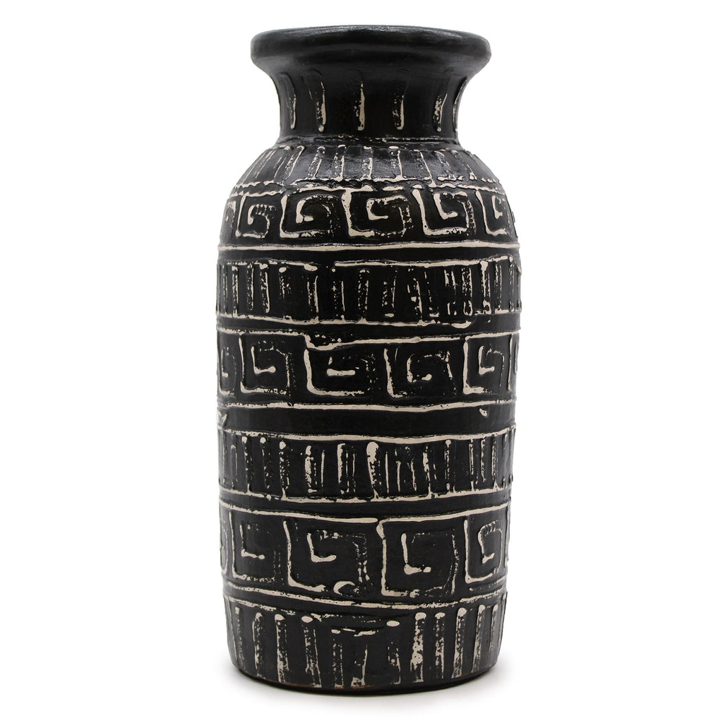Greek Straight Vase - Chocolate-0